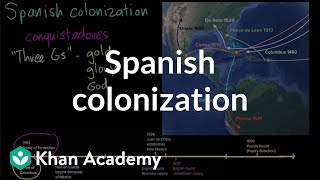 Spanish colonization  Period 1 14911607  AP US History  Khan Academy [upl. by Clare]