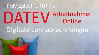 navigator NEWS  DATEV Arbeitnehmer Online  Digitale Lohnabrechnungen [upl. by Eelanaj]