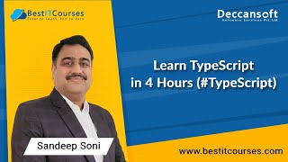 Learn TypeScript in 4 Hours TypeScript  Complete TypeScript Tutorials by Sandeep Soni [upl. by Egiap]