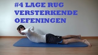 4 Lage Rug Versterkende Oefeningen [upl. by Cathrine933]