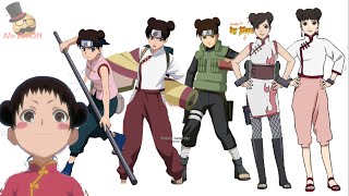 Naruto characters Tentens evolution [upl. by Asoj]