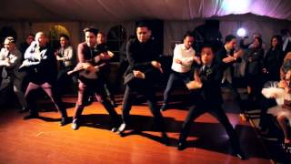 Professional Dancers and Groom Surprise Wedding Dance [upl. by Ellicott]