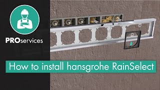 How to install hansgrohe RainSelect [upl. by Lladnor645]