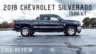 2018 Chevy Silverado 1500 LT  Full Review amp Test Drive [upl. by Yevette]