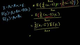 Least Square Estimators  Unbiased Proof [upl. by Bracci]