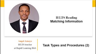 Matching Information in IELTS Reading [upl. by Vale375]