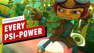 Every PSIPower In Psychonauts 2 [upl. by Ten]