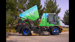 Global M4ZESeries Zero Emission Street Sweeper [upl. by Darn]