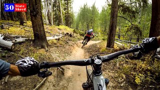 The PERFECT mountain bike trail 🇺🇸 50 STATE SHRED COLORADO [upl. by Wallraff]