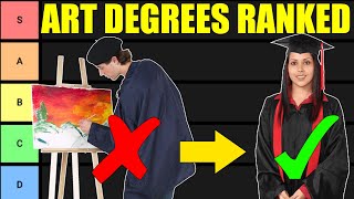 Art Degree Tier List Art Majors RANKED [upl. by Nadual]