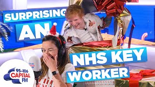 Ed Sheeran Surprises NHS Key Worker Who Lost Christmas 🎁  Capital [upl. by Eillek]