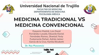 Medicina Tradicional vs Medicina Convencional  SALUD Y COMUNIDAD [upl. by Nelac]