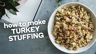 How to make turkey stuffing [upl. by Eillil]