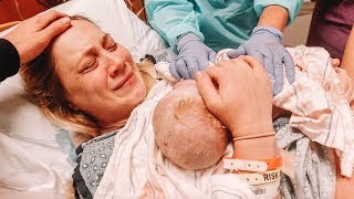 EMOTIONAL LIVE BIRTH Birth After Stillbirth our Emma is here [upl. by Enehpets353]