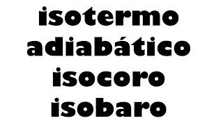 APLICACIONES DEL PRIMER PRINCIPIO DE LA TERMODINAMICA  Termodinámica [upl. by Macleod]