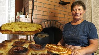 Holiday lunch from a Russian oven in the village Village Life in RUSSIA [upl. by Riannon]