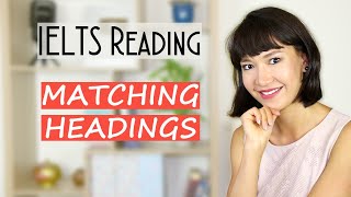 IELTS Reading Hack  Matching Headings [upl. by Kcirddahc]