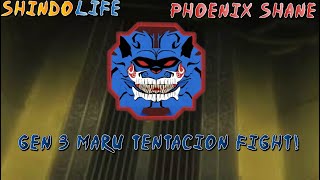 SHINDO LIFE  GEN 3 MARU TENTACION MODE FIGHT  REVIEW [upl. by Ekle]