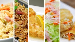 TOP 5 RECETAS CHINAS  Comida china casera [upl. by Aym208]