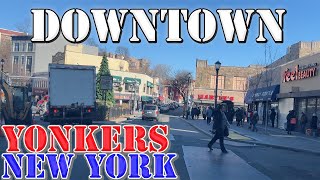 Yonkers  New York  4K Downtown Drive [upl. by Brogle415]