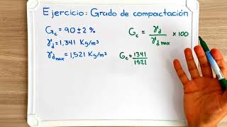 Ejercicio Grado de Compactación [upl. by Hailat722]