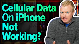 Cellular Data Not Working On iPhone Heres The Fix [upl. by Mccully196]