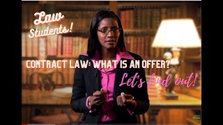 Contract Law  Introduction amp Offer Part 1 [upl. by Carma635]