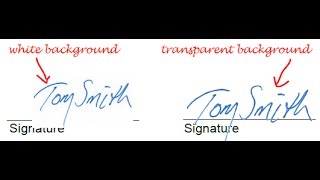 How To Make A Transparent PDF Signature Stamp [upl. by Anirbys]