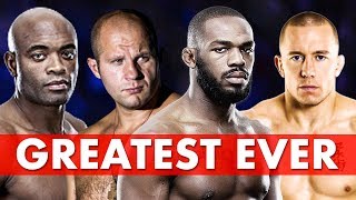 10 Greatest Fighters in MMA History [upl. by Titos]