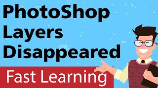 Adobe Photoshop layers disappeared [upl. by Artenehs]