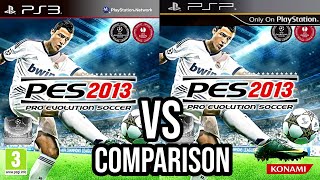 PES 2013 PS3 Vs PSP [upl. by Geoffrey]