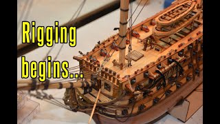 Santisima Trinidad  part 62 Rigging Begins [upl. by Lindemann768]