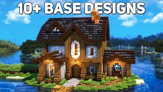 10 Base Designs for Survival Minecraft 119 3 [upl. by Ellinad]